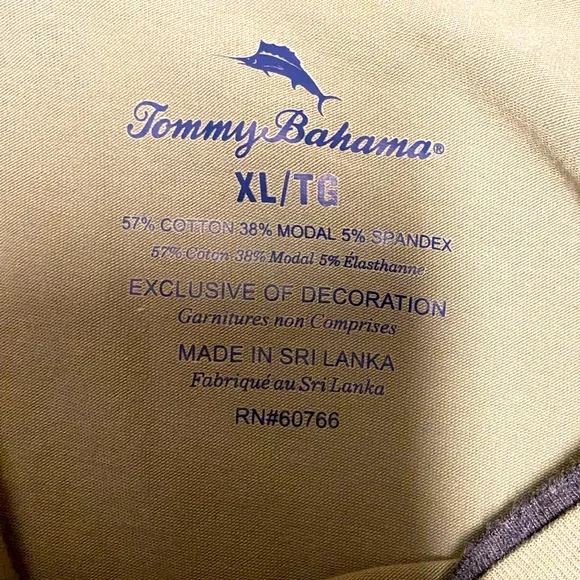 Tommy Bahama Long Sleeve T-Shirt Size XL - Picture 3 of 4